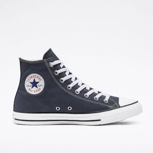🤍 Navy high top converse